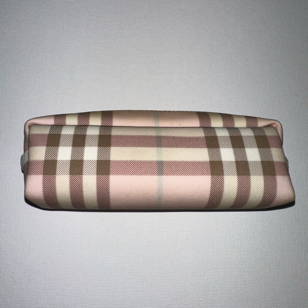 Vintage, Pink Burberry Pencil case/ Makeup Bag
